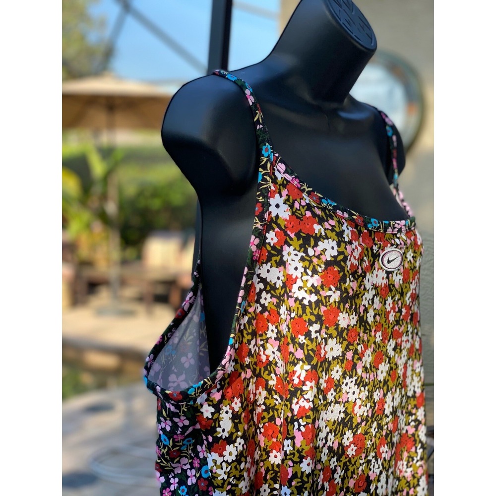 Nike Sportswear Floral Tank Dress Sleeveless Women 2X NWT - Picture 8 of 10